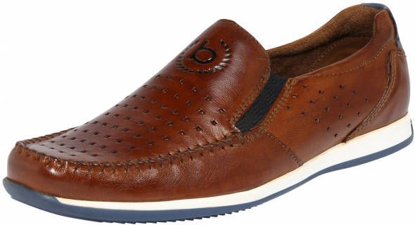 Bugatti Instapper Heren Bruin/Cognac - Schoenen.nl