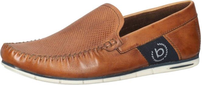 Bugatti Chesley leren mocassins cognac - Foto 4