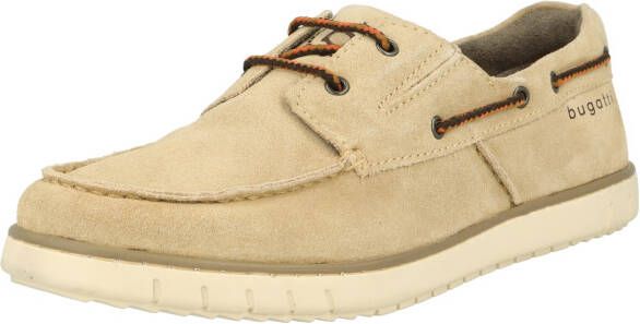 Bugatti Ocean Instappers beige Textiel Heren - Foto 3
