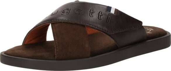 Bugatti Leren sandalen met labelopschrift model 'Derek'