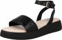 Bugatti Platte sandalen Zwart Dames - Thumbnail 3