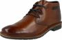 Bugatti Klassieke Leren Veterschoen Brown Heren - Thumbnail 3
