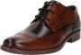 Bugatti Schoenen met perforatie businessmode lage schoen veterschoen in contrastlook - Thumbnail 4