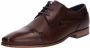 Bugatti Bruine Leren Schoenen Brown Heren - Thumbnail 3