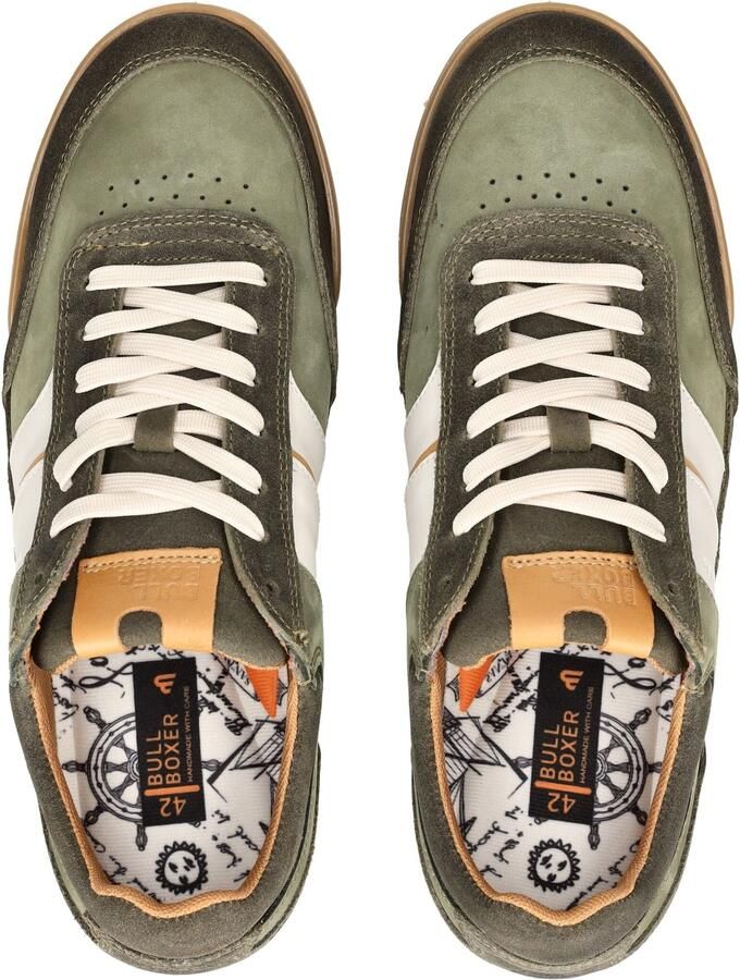 BULLBOXER Sneakers laag beige blauw groen wit - Foto 2