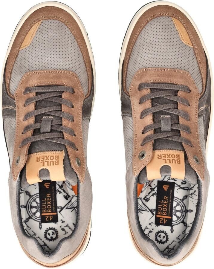 BULLBOXER Sneakers laag beige grijs wolwit - Foto 3