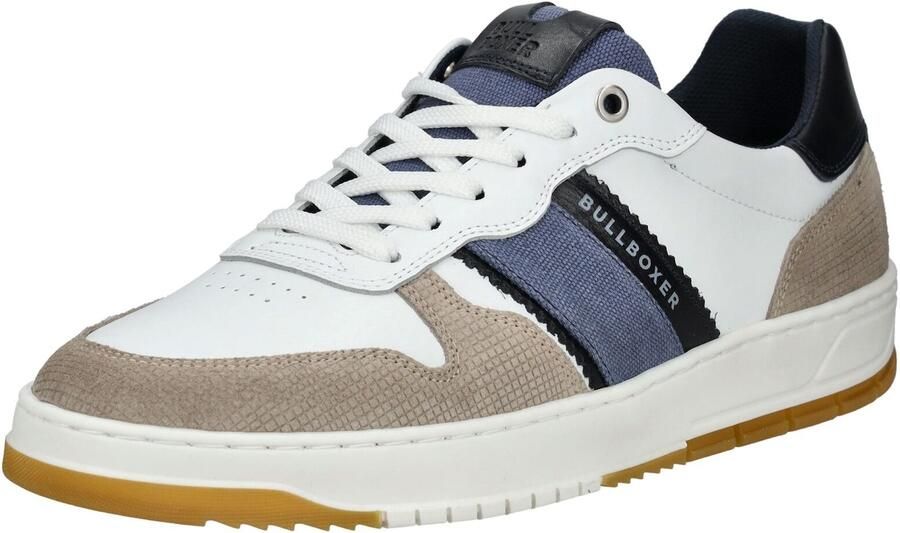 BULLBOXER Sneakers laag beige grijs zwart wit