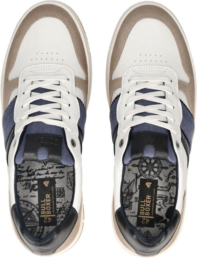 BULLBOXER Sneakers laag beige grijs zwart wit - Foto 2