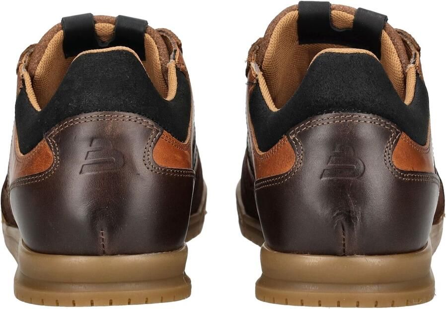 BULLBOXER Sneakers laag bruin cognac zwart wit - Foto 5