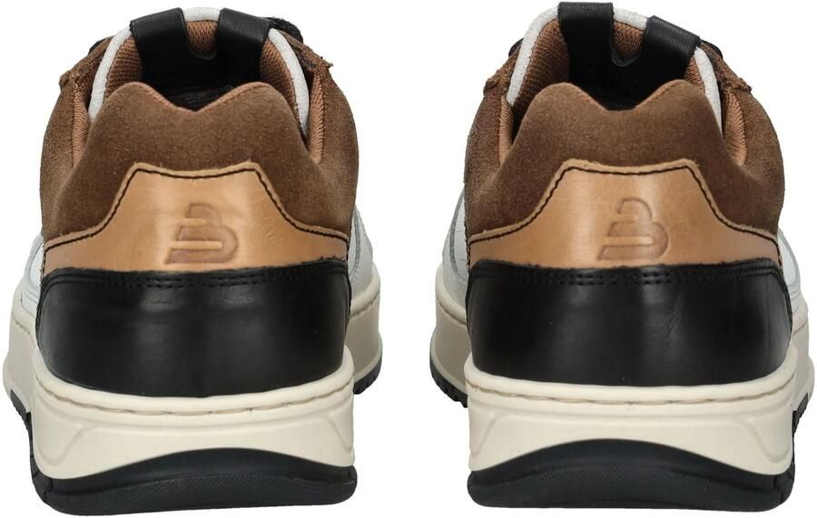 BULLBOXER Sneakers laag chocoladebruin wit - Foto 3