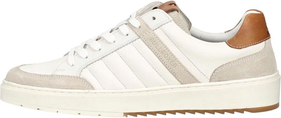 BULLBOXER Sneakers laag donkerbeige bruin wit - Foto 6