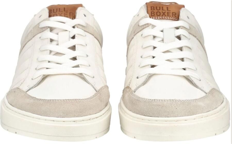BULLBOXER Sneakers laag donkerbeige bruin wit - Foto 4