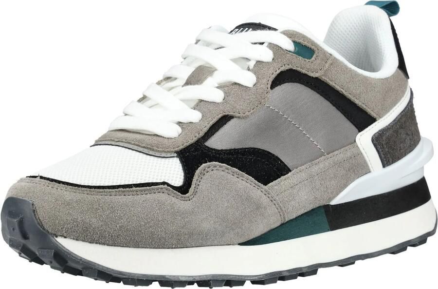 BULLBOXER Sneakers laag grijs lichtgrijs zwart wit