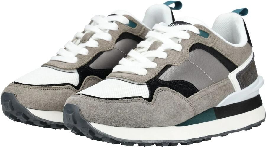 BULLBOXER Sneakers laag grijs lichtgrijs zwart wit - Foto 5