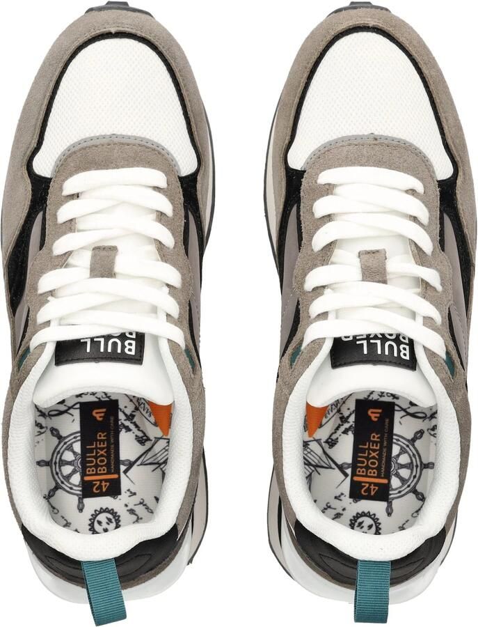 BULLBOXER Sneakers laag grijs lichtgrijs zwart wit - Foto 2