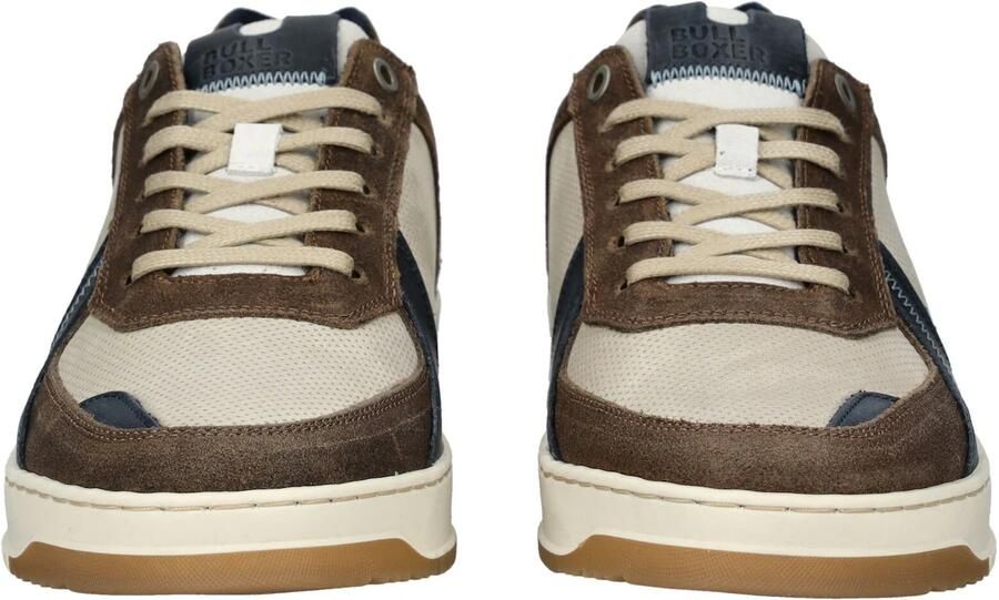 BULLBOXER Sneakers laag lichtbeige navy bruin - Foto 4