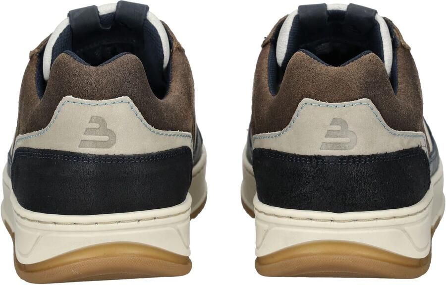 BULLBOXER Sneakers laag lichtbeige navy bruin - Foto 3