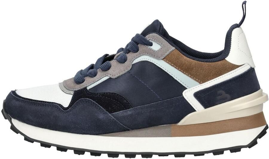 BULLBOXER Sneakers laag navy cognac wit - Foto 5
