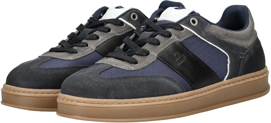 BULLBOXER Sneakers laag navy grijs wit - Foto 5