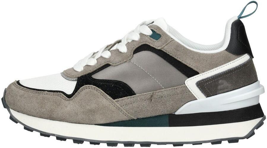 BULLBOXER Sneakers laag stone grey petrol zwart wit - Foto 2