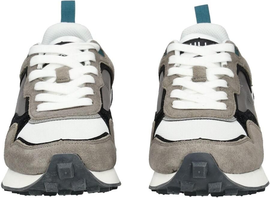 BULLBOXER Sneakers laag stone grey petrol zwart wit - Foto 4