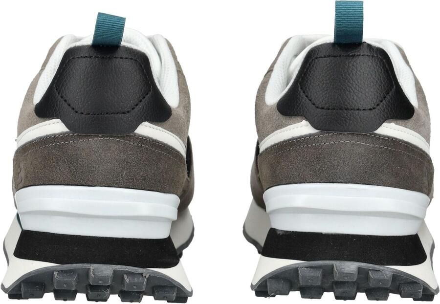BULLBOXER Sneakers laag stone grey petrol zwart wit - Foto 5