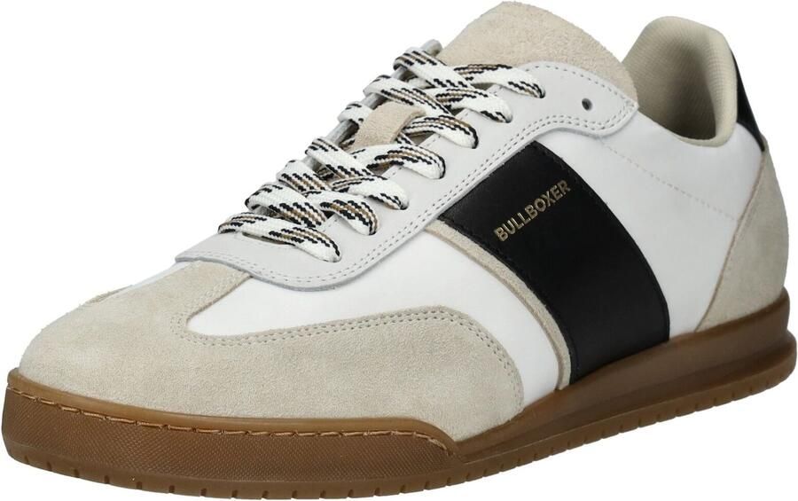 BULLBOXER Sneakers laag zwart wit parelwit