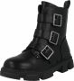 Bullboxer Aaf504 Veterboots Laarzen Met Veters Meisjes Zwart - Thumbnail 5