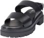 Bullboxer Plateau sandal 171000F2S_ Black Dames - Thumbnail 3