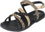 Bullboxer sandalen met panterprint zwart multi Meisjes Imitatieleer Panterprint 33 - Thumbnail 5