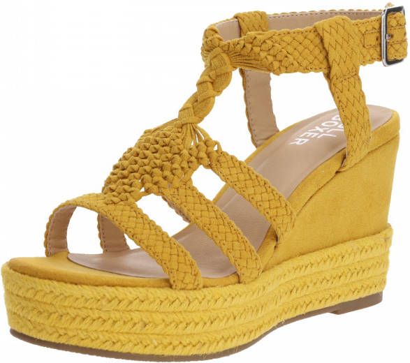 Bullboxer Sandal Women Yellow 41 Sandalen - Schoenen.nl