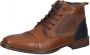 Bullboxer Ankle Boot Bootie Male Cognac Navy Laarzen - Thumbnail 2