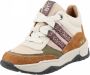 BunniesJR Bunnies JR 222848-413 Meisjes Hoge Sneakers Beige Leer Veters - Thumbnail 3