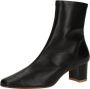By Far Boots Sofia Black Leather Booties in zwart - Thumbnail 2