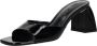 By FAR Zwarte Lakleren Hoge Hak Sandalen Black Dames - Thumbnail 2