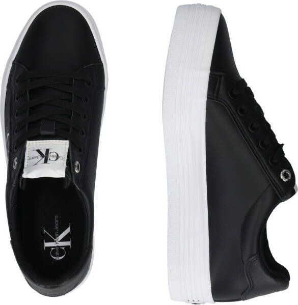 Calvin Klein Plateausneakers VULC FLATFORM LACEUP LOW LTH zachte schachtvering vrijetijdsschoen lage schoen veterschoen - Foto 4
