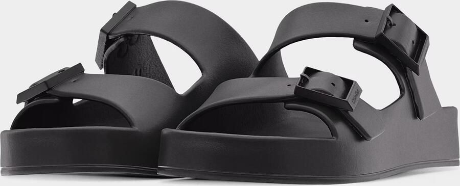Calvin Klein Muiltjes 'Double Strap EVA' zwart - Foto 8