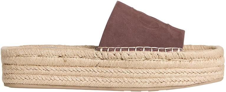 Calvin Klein Muiltjes 'Ebeth' chocoladebruin