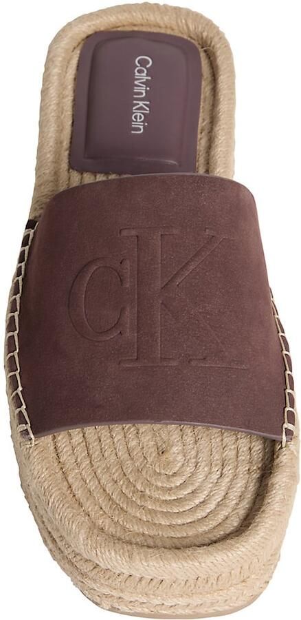 Calvin Klein Muiltjes 'Ebeth' chocoladebruin - Foto 5
