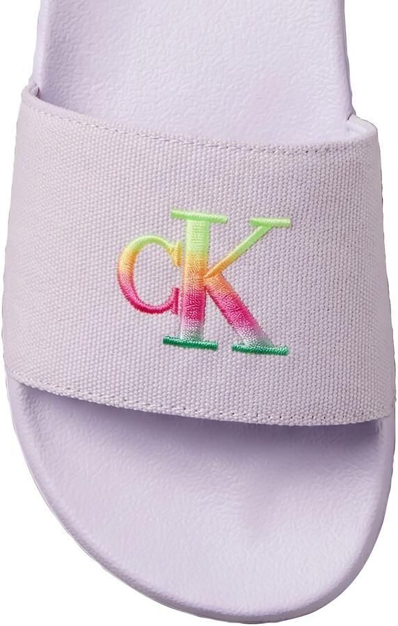 Calvin Klein Muiltjes 'Essential' groen lichtlila oranje magenta - Foto 4