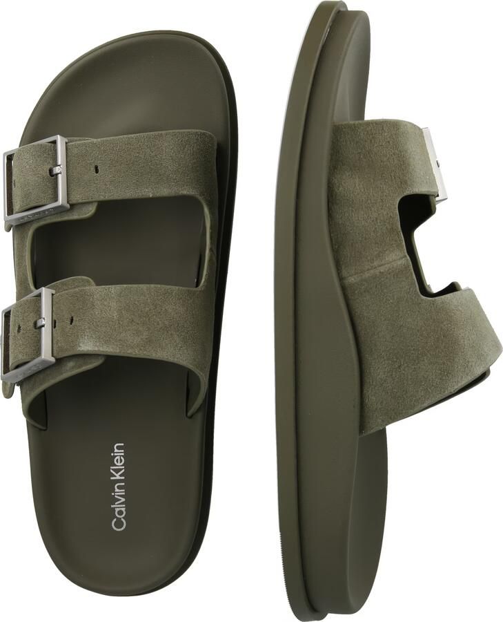Calvin Klein Muiltjes kaki - Foto 2