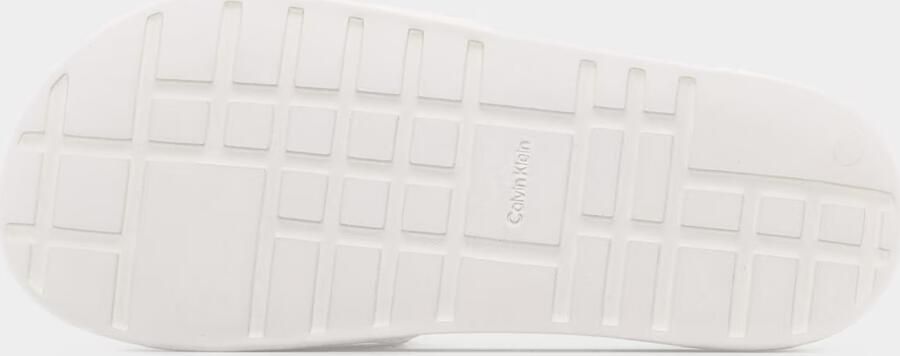 Calvin Klein Muiltjes 'Ombre Logo Strap' lichtgeel groen pink wit - Foto 4