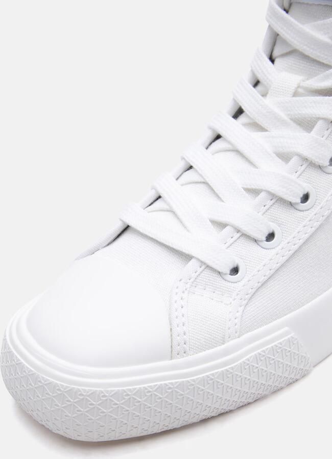 Calvin Klein Sneakers hoog wit - Foto 2