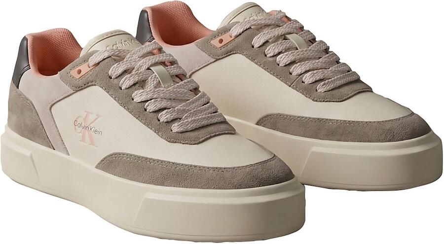 Calvin Klein Sneakers laag beige bruin pink - Foto 4
