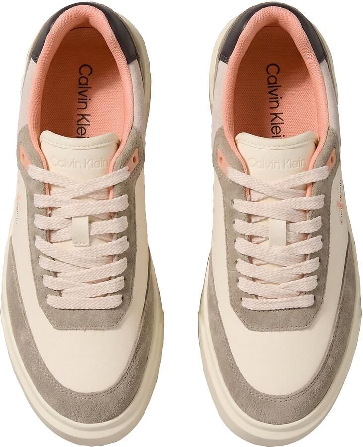 Calvin Klein Sneakers laag beige bruin pink - Foto 2
