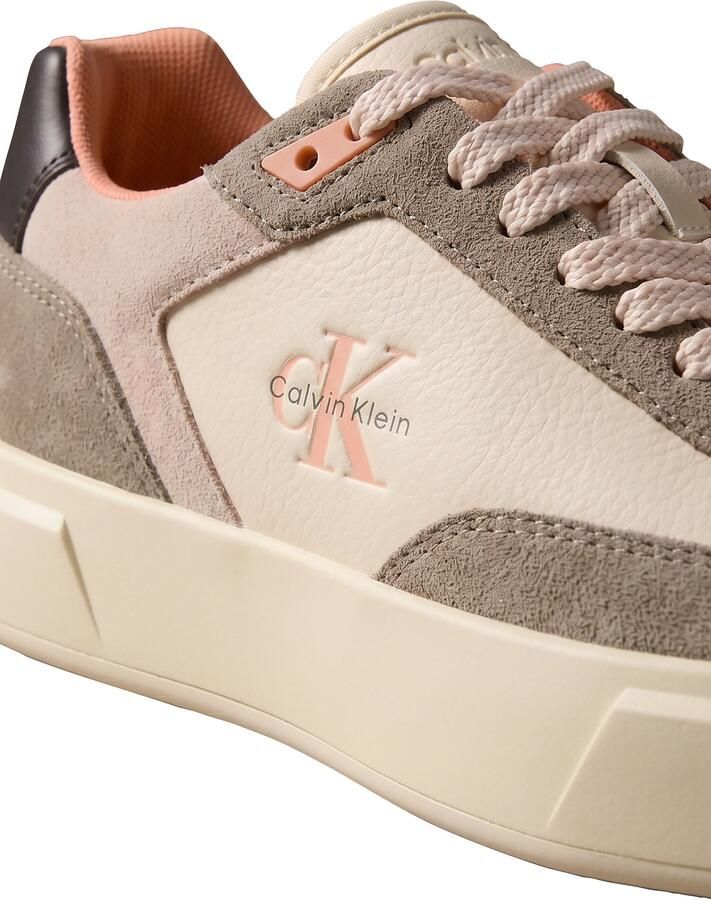 Calvin Klein Sneakers laag beige bruin pink - Foto 3