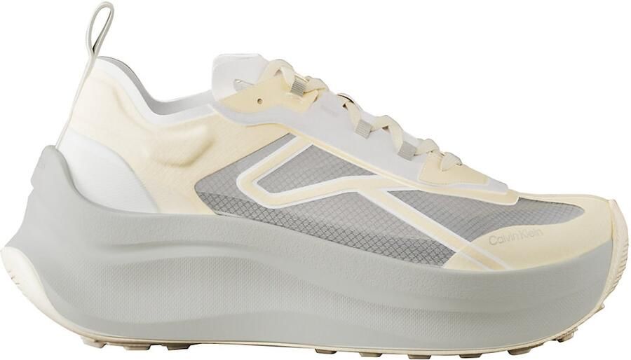 Calvin Klein Sneakers laag beige grijs