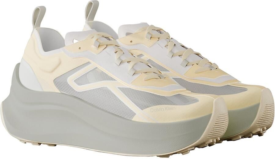 Calvin Klein Sneakers laag beige grijs - Foto 5