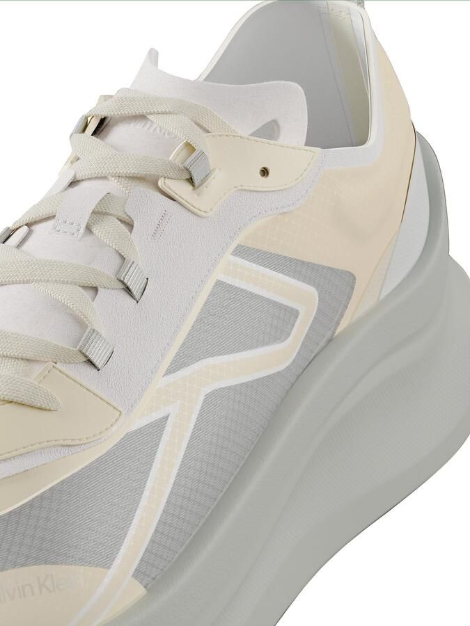 Calvin Klein Sneakers laag beige grijs - Foto 3