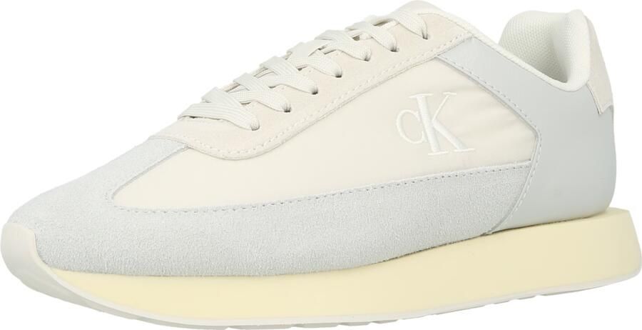Calvin Klein Sneakers laag beige lichtgrijs wit